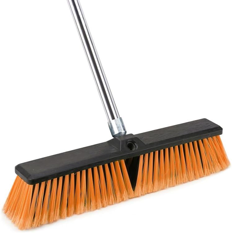 For cleaning scrubbing driveways patios tiles gardens swimming pools all kinds of rough surfaces garden brooms outdoor heavy duty telescopic long handled stiff bristled concrete brooms floor brushes