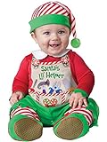 InCharacter Costumes Baby's Santa's Lil' Helper Costume, Red, Small