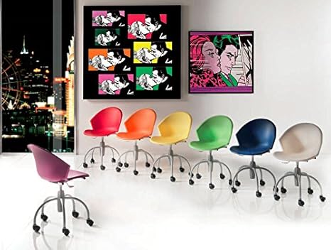 Outlet Stuhl Design Stuhl Buro Art 967 T Led Twist Rot Amazon De Kuche Haushalt