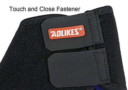 Pack 2 Adjustable Kids Ankle Brace Support Breathable Ankle Compression Sleeve Short Ankle Immobilize Boot Protector Foot Stabilizer Wrap Nonslip Ankle Tendon Guard Sock Plantar Fasciitis Brace Sport