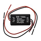 TOOGOO(R) Flash Strobe Controller Flasher Module for LED Brake Tail Stop Light 12-16V