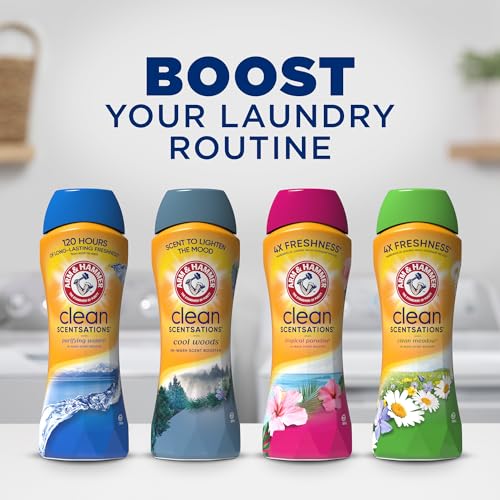 ARM & HAMMER IN-WASH SCENT BOOSTER, PURIFYING WATERS, 37.8 OZ