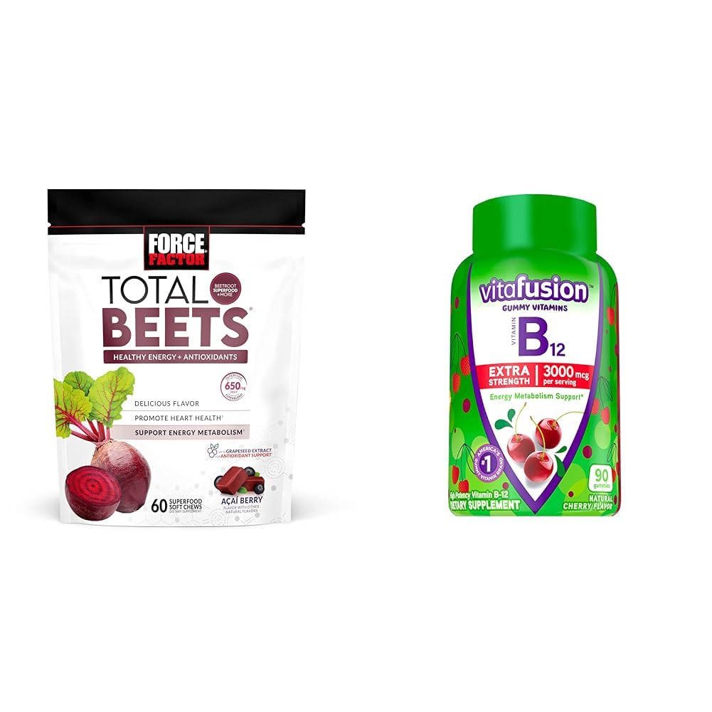 Force Factor Total Beets Chews with Beetroot
