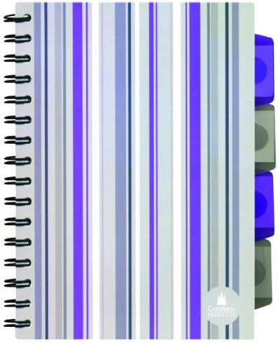 Cathedral A4 Project Books - Purple Stripe (Pack of 3)