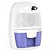 hysure 500ml Electric Dehumidifier, Removes Humidity 250ml per day, 500ml Detachable Water Tank, LED Indicator, Automatic, Efficient, Portable, Quiet, No Need Refill (White 2)