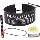 Prairie Essentials 3x20 Inch Strip Wrap Around Heating Pad Warming Heat Mat &amp; Thermometer for Kombucha Tea &amp; Beer Brewing, Fermentation, Seedlings &amp; Plant Germination (1, 3" x 20")