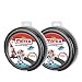 Mayka Toy Block Tape - 4 Stud - Black - 6 Feet - 2 Pack (Compatible with Lego)
