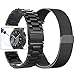Valkit Compatible Gear S3 Frontier/Classic Watch Bands, 22mm Stainless Steel Band Mesh Replacement Metal Strap +Screen Protector Compatible Samsung Gear S3 Frontier/S3 Classic/Galaxy Watch 46mm