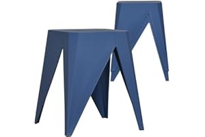 ISL Furnishings InterSpaceLiving Zuho Multi-Use Stool (2, Grey Blue)