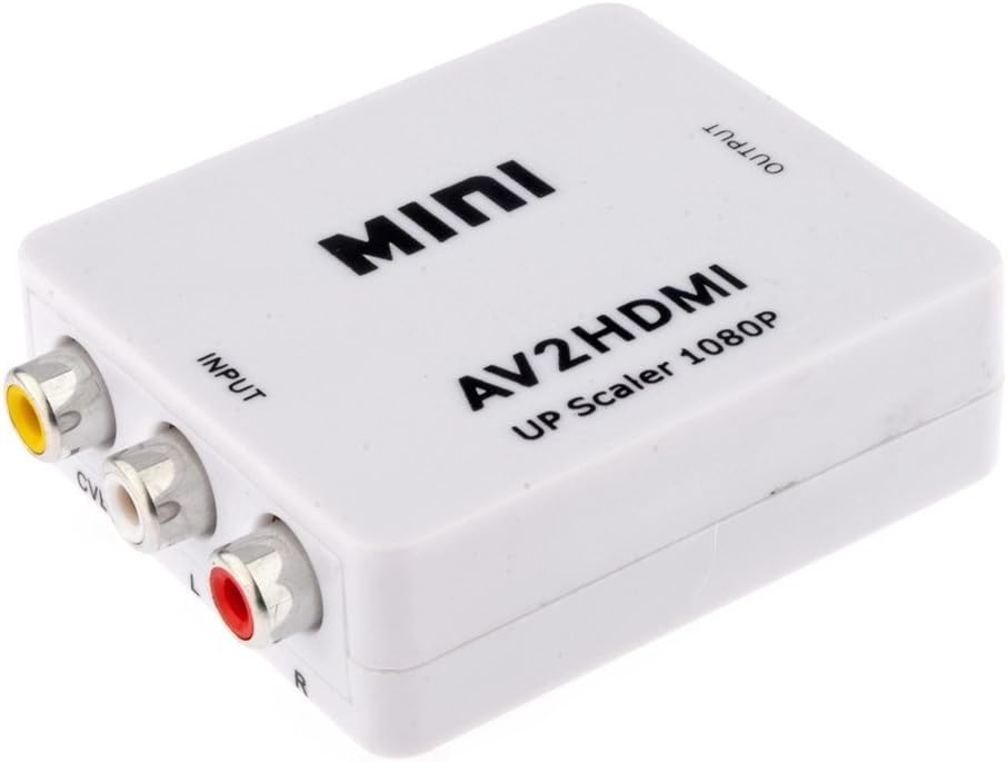 Puhui Hot sale Mini Composite AV CVBS 3RCA to HDMI Video Converter Adapter 720p 1080p Upscaler