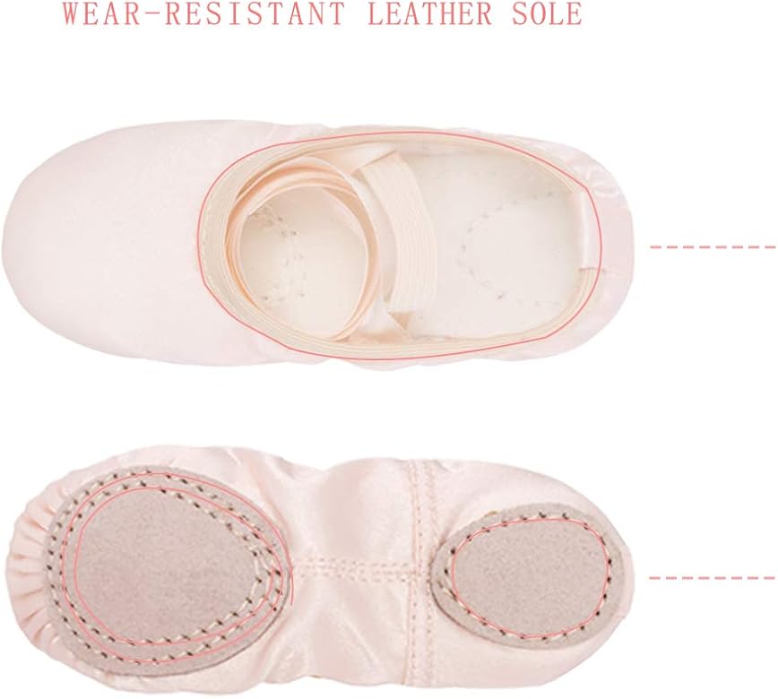 baby ballet shoes with ribbon