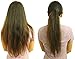 Styla Hair Ties for Thick Hair (4 Black Large) Seamless Hair Elastics Scrunchies for Heavy, Curly Hair Accessories Stretch Ponytail Holders