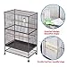 Bird Pet Wrought Iron Flight Cage, 53″ Heavy Duty Perch Stand w/Two Doors BestMassagethumb 3