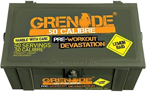Grenade 50 Calibre Lemon Raid 580g (Pack of 4)