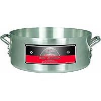 Winco USA Super Aluminum Braizer, Extra Heavy Weight, 15 Quart, Aluminum