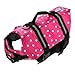 Assorted Color Choice Pet Dog Saver Life Vest Coat Flotation Float Life Jacket Aid Buoyancy Medium (Pink)