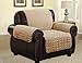 Quilted Microfiber Pet Dog Couch Sofa Furniture Protector Cover, Kashi, 6 Colors, 3 Sizes (Chair, Camel)