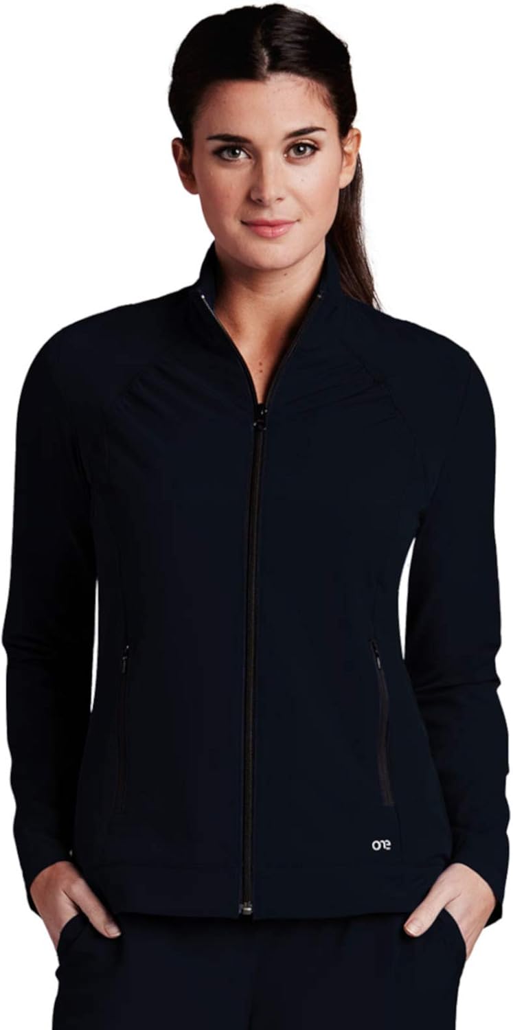 BARCO One 5405 Zipper Front Jacket Black M: Clothing
