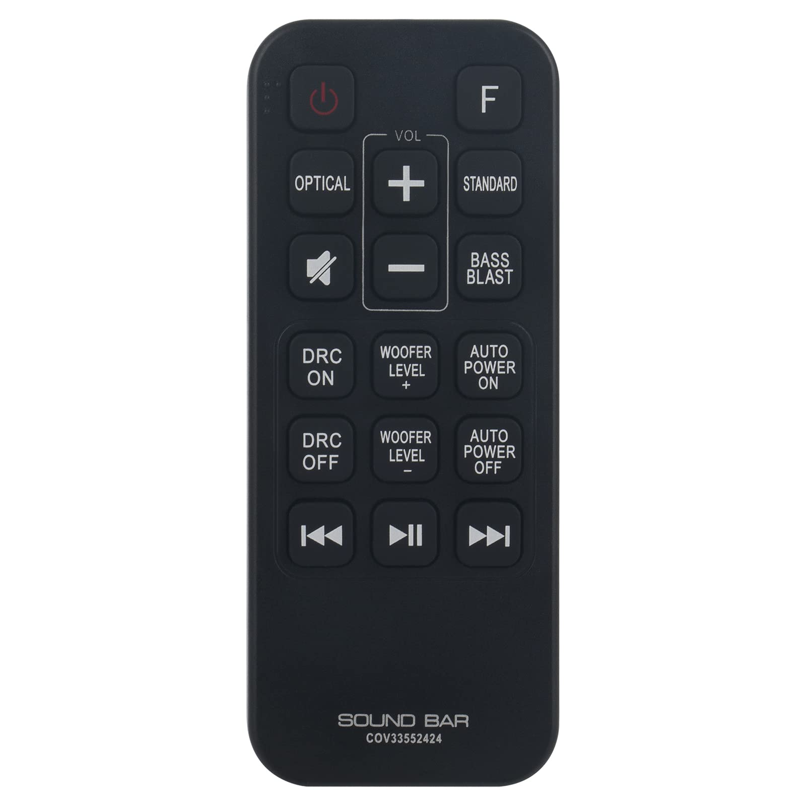 VINABTY New COV33552424 Soundbar Replacement Remote Control Compatible with LG Sound Bar AKB74935621 COV33552424 Remote Control
