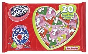Amazon.com : Jolly Rancher Valentine's Snack Size Assorted Heart Shaped