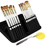 CXWMZY Artist Paint Brush Set, 15 Different Sizes