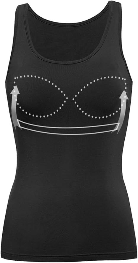 camiseta con sujetador incorporado
