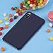 iPhone X Case, iPhone 10 Case, RANVOO Apple iPhone X Premium Flexible Soft Rubber Silicone Scratch Resistant Protective Cover Case for iPhone X Dark Blue