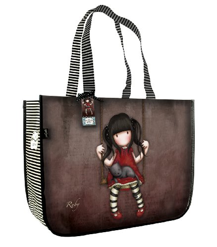 Santoro Gorjuss Shopper Tote Bag, Ruby