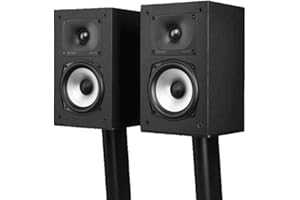 Polk Monitor XT15 Pair of Bookshelf or Surround Speakers - Hi-Res Audio Certified, Dolby Atmos & DTS:X Compatible, 1" Terylen