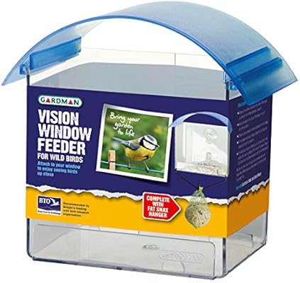 Gardman All New Vision Window Bird Feeder Amazon Co Uk Garden