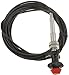 Dorman 55206 Control Cables With 2 In. Black Knob, 25 Ft. Length Universal Fit