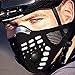 WOLFBIKE Super Anti-Pollution Motorcycle Bicycle Cycling Racing Mask Carbon Cloth Bike Ski Half Face Mask Filter City Style. Multiple Colors Available: Colorful, Green, Black (Black-B)