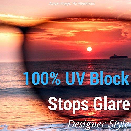 Eye Love Polarized Sunglasses for Men and Women, GlareFree, 100