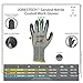 JORESTECH Palm Dipped Nitrile Coated Knit Work Gloves PPE Hand Protection Blade Cut Resistance Level 5 (Medium)
