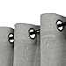 H.VERSAILTEX Ultimate Natural Effect Linen Semi-Sheer Curtains,Nickel Grommet Window Curtain Panels for Living Room/Bedroom(Set of 2)