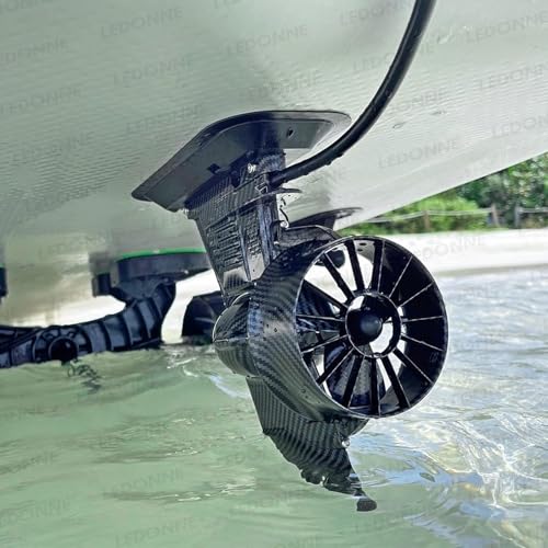 LEDONNE SUP Electric Fin Underwater Thruster Electric Surfboard Electric Surf Fin Electric Fin Thruster for Surfboard Electric SUP Fin Kit