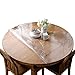 ETECHMART 42 Inch Clear Round Table Cover, 2mm Thick Plastic Protector, Waterproof PVC Tablecloth, Vinyl Circle Top Protector for Coffee and Dining Room Tables
