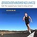 Sparthos Thigh Compression Sleeves (Pair) - Upper Leg Sleeves for Men and Women Elastic Support for Sore Hamstring Groin Quad Reduce Cramping Athletic Sports Washable and Durable (Black-XL)