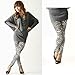 Locomo Women Black & White Zebra Print Animal Pattern Legging FFT061 S-M