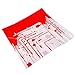 TinkSky PBPBOX Halloween Blood Table Cover for Halloween Zombie Party Decorations 54 X 108 Inch Halloween Tablecloth