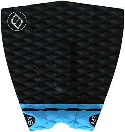 Shapers Tailpad Matt Banting Kicker 3 Piece Traction Pad Black (Blue)