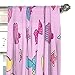 Jay franco Nickelodeon JoJo Siwa Dream Believe 84 inch Drapes 4 Piece Set - Beautiful Room Décor & Easy Set up - Window Curtains Include 2 Panels & 2 Tiebacks (Official Nickelodeon Product)