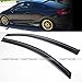 Remix Custom Window Visors For 2012-2015 Honda Civic 2DR Coupe Door Rain Deflector Rain Guard