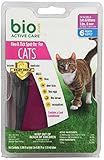 BioSpot Active Care Spot On with Applicator for Cats over 5 lbs, 6 Month Supply