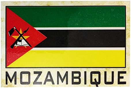 Flag Fridge Refrigerator Magnets - Asia and Africa (Country: Mozambiqu)