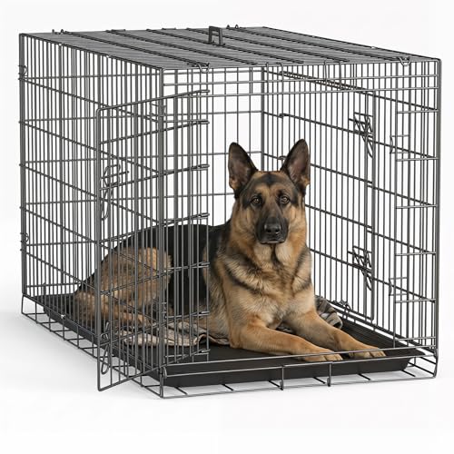 FDW Foldable Metal Dog Crate