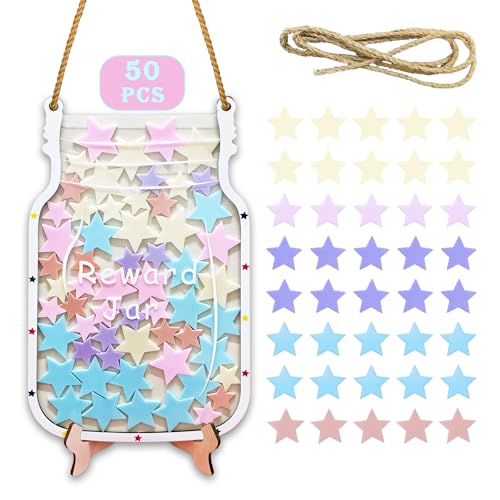 Mua Reward Jar for Toddlers, Reward Chart for Kids, Stars Reward Jar ...