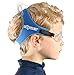 Frogglez Comfort Kids Swimming Goggles with Custom Fit Neoprene Straps, Unisex, Ages 3-12, Blue