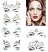 SHINEYES 6 Pcs Festival Party Face Jewels, Rhinestone Face Gems, Halloween Music Festival Birthday Rave Carnival Party Face Stickers