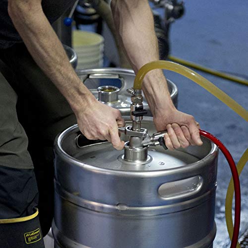 Jansamn Sankey D Keg Coupler, All 304 Stainless Steel Body & Probe